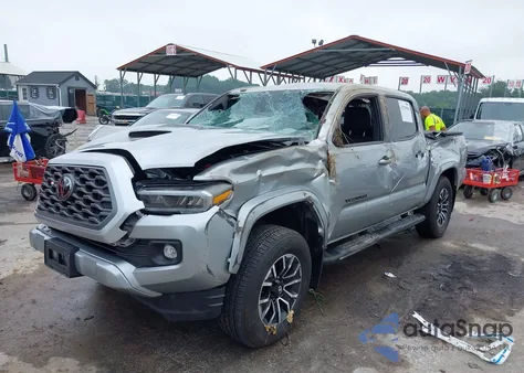 2023 Toyota Tacoma Double Cab/Sr/Sr5/Trail/Trd Sport/Trd Off Road/Trd Pro from USA, damaged, VIN 3TMCZ5AN7PM571938